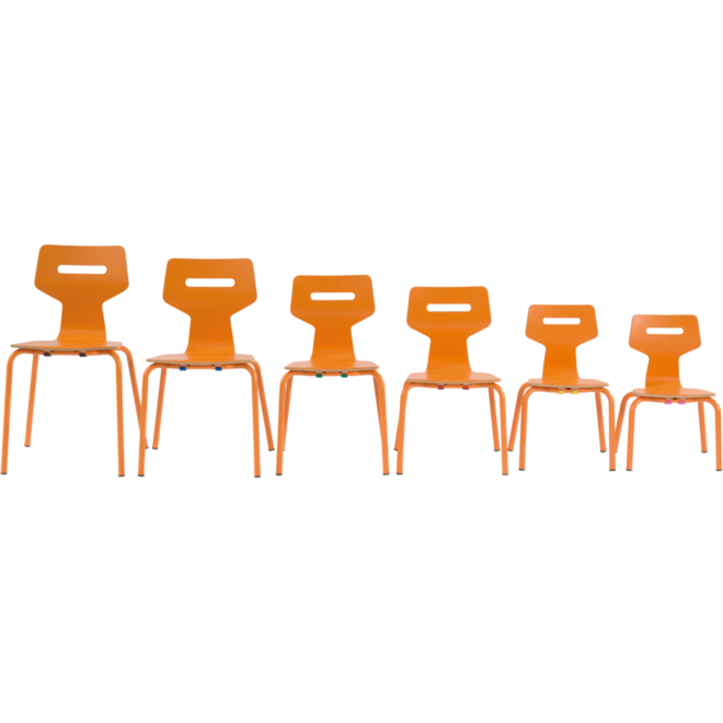 Leerl. stoel Gripz 4-poot, A1 t/m F6, CPL kuip