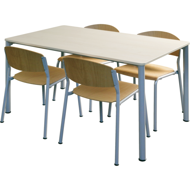 Tafel Luma 140 x 70 cm blad kunststof