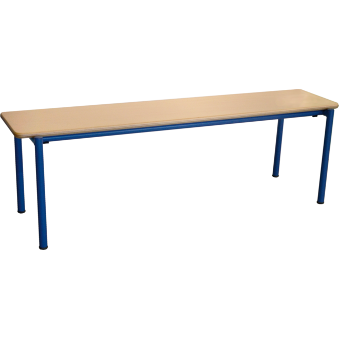 Zitbankje 120 x 26,5 cm, beuken zitting, stapelbaar, B2 t/m F6