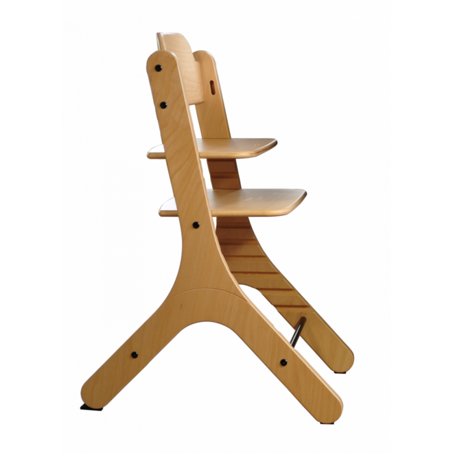 Meegroeistoel Dapper blank/blank inclusief babybeugel standaard