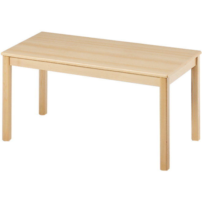 Tafel 120 x 60 cm, ahorn, hoogte A0 - 40 cm bladhoogte