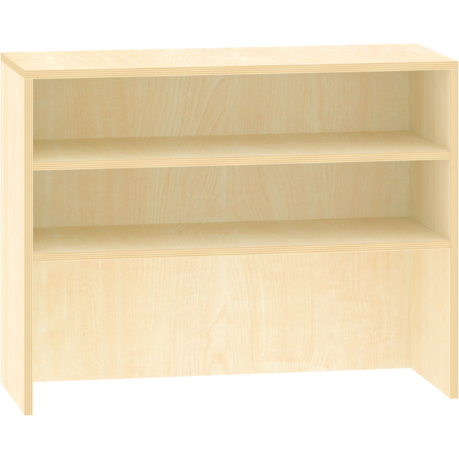 Kast voor rolbak 100 × 40 × 77 cm met 1 legplank, wit