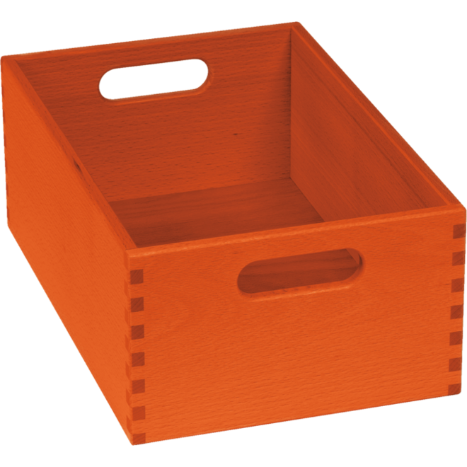 Kist, gebeitst, 23 × 35 × 14 cm