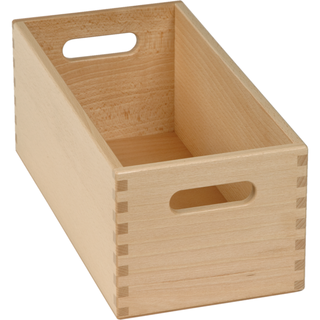 Kist, hout, ahorn, 17 × 35 × 14 cm