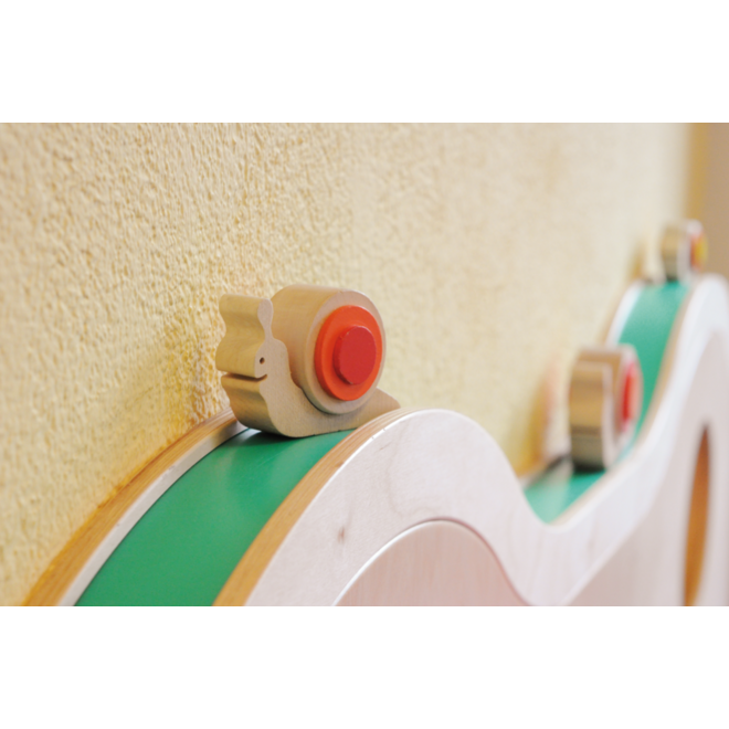 Speelwand cilinder, 103 × 7 × 63 cm cm, berken multiplex