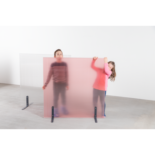 Scheidingswand met kleur