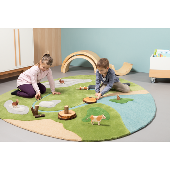 3D tapijt landschap