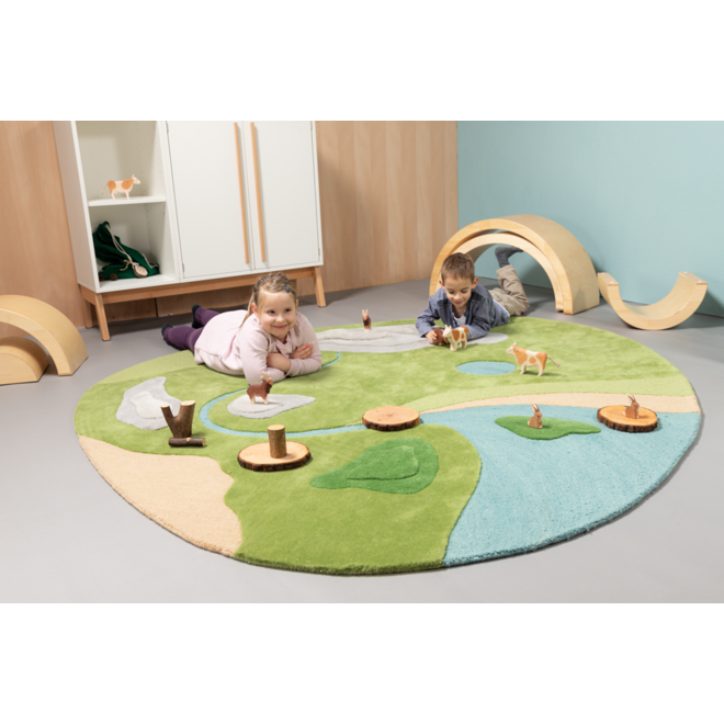 3D tapijt landschap