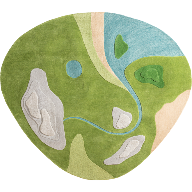 3D tapijt landschap