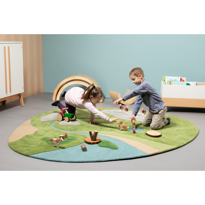 3D tapijt landschap