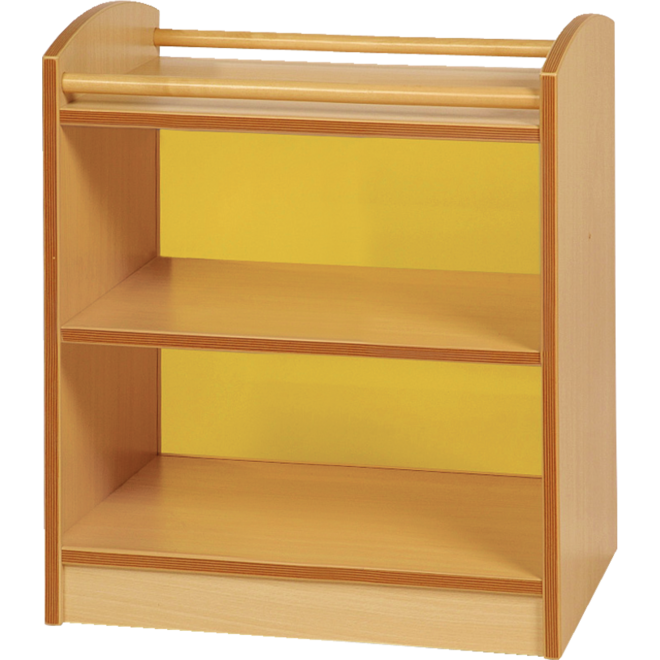 Kast Pamini met acryl achterwand, ahorn, 77 × 40 × 64 cm