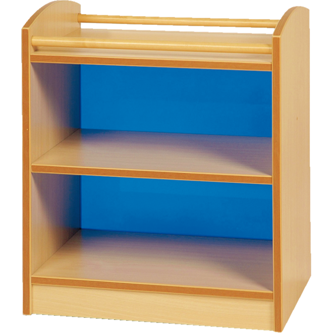 Kast Pamini met acryl achterwand, ahorn, 77 × 40 × 64 cm