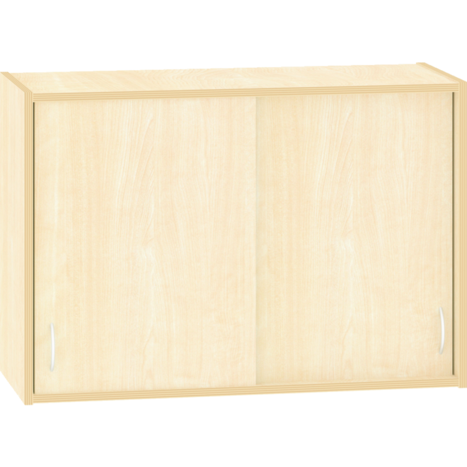 Hangkast met schuifdeuren 100 × 40 × 68 cm, ahorn