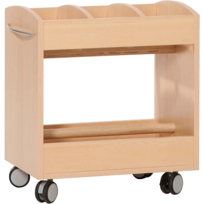 Bouwmattenwagen Lotte, ahorn, 59 x 40 x 66 cm