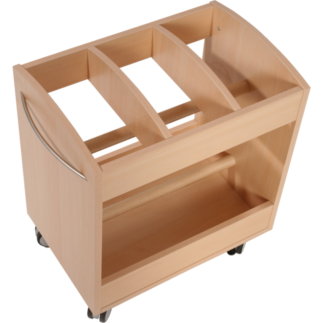 Bouwmattenwagen Lotte, ahorn, 59 x 40 x 66 cm