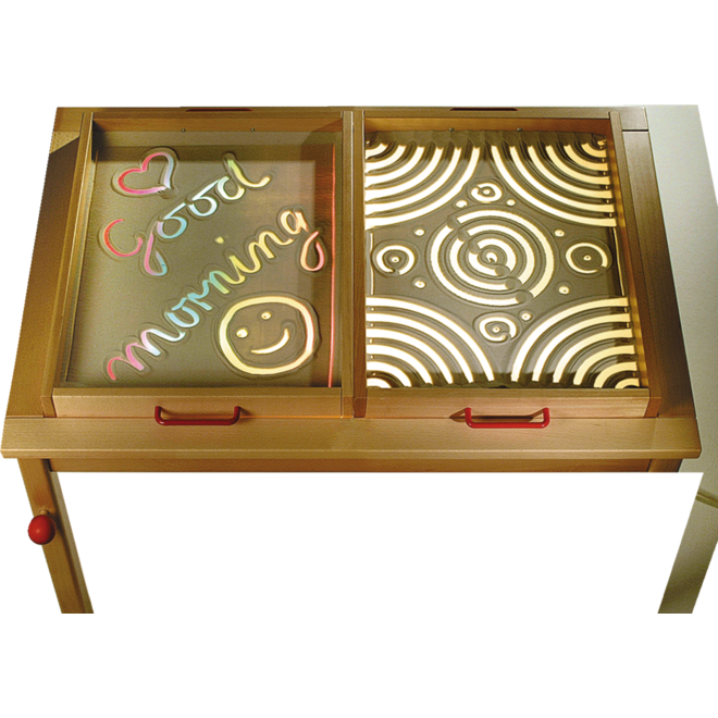 Lichttafel, 120 × 80 × 64 cm, beuken