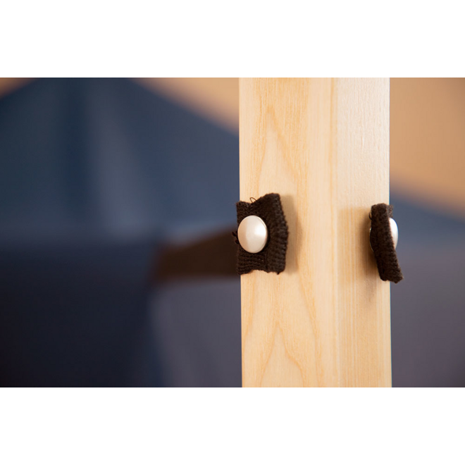 RoomCube bevestigingsset voor de ronde staaf