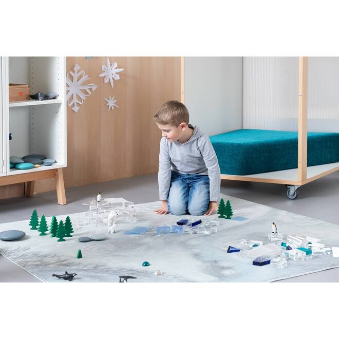 Tapijt seizoenen, set van 4 stuks