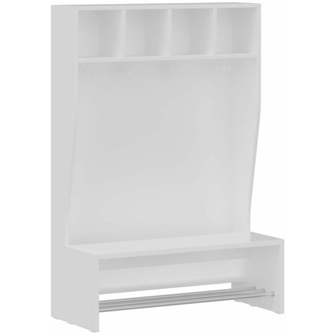 Garderobe, 100 cm breed, hoogte 146 cm, zithgoogte 35 cm