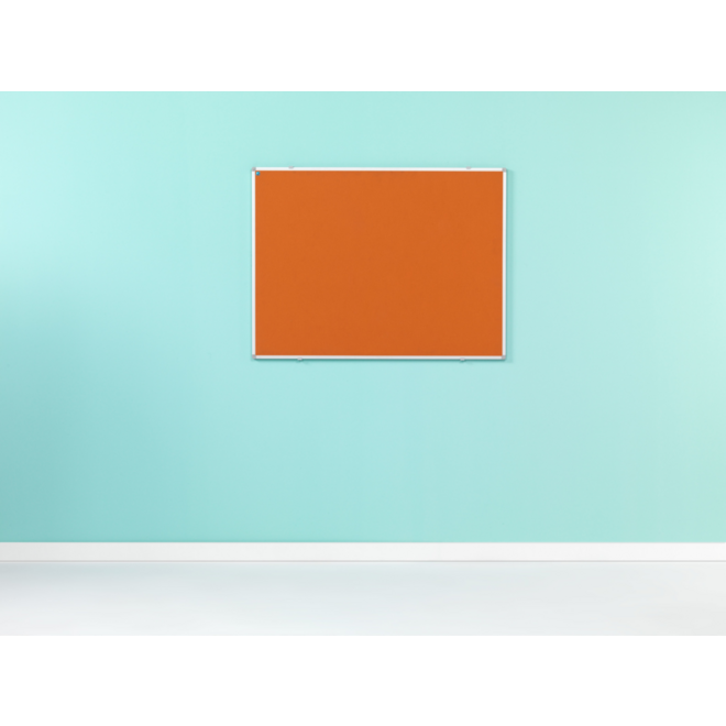 Prikbord Softline profiel 16mm, bulletin blauw, 120x180 cm