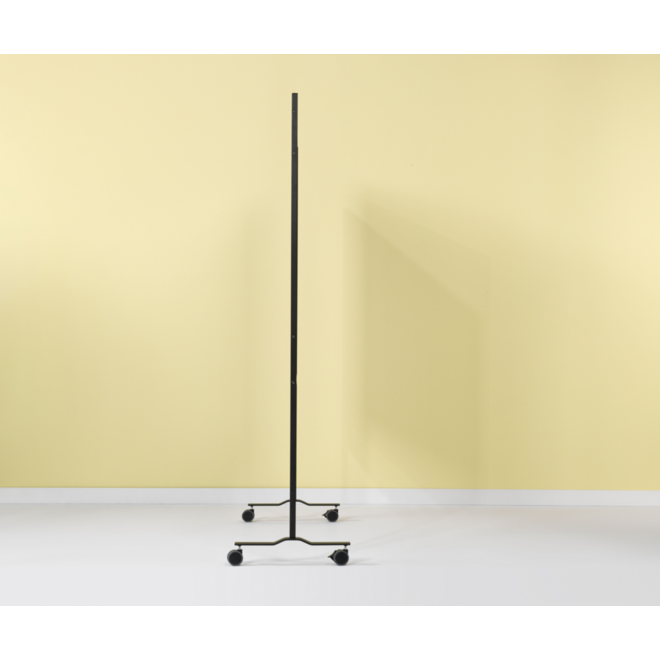 Verrijdbaar Work Board, emailstaal wit, 120x75 cm