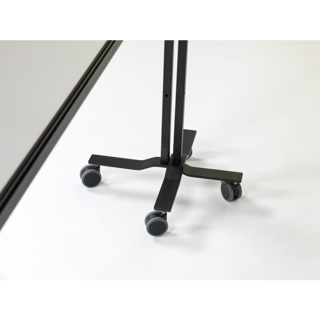 Verrijdbaar Work Board, emailstaal wit, 120x150 cm