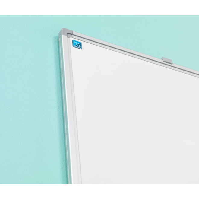 Whiteboard, wit emaille, Softline 8 mm - alu-profiel,150x200 cm