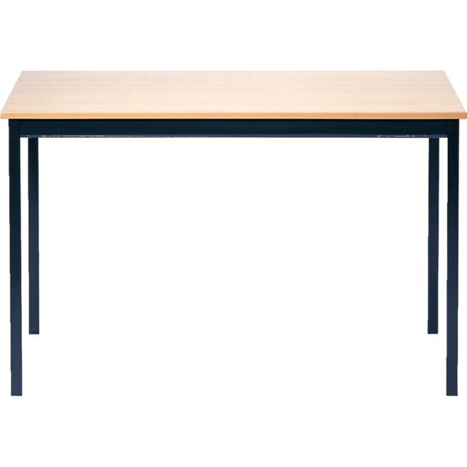 Tafel Ecco 140x70 cm, vastgelaste poten hoogte 75 cm