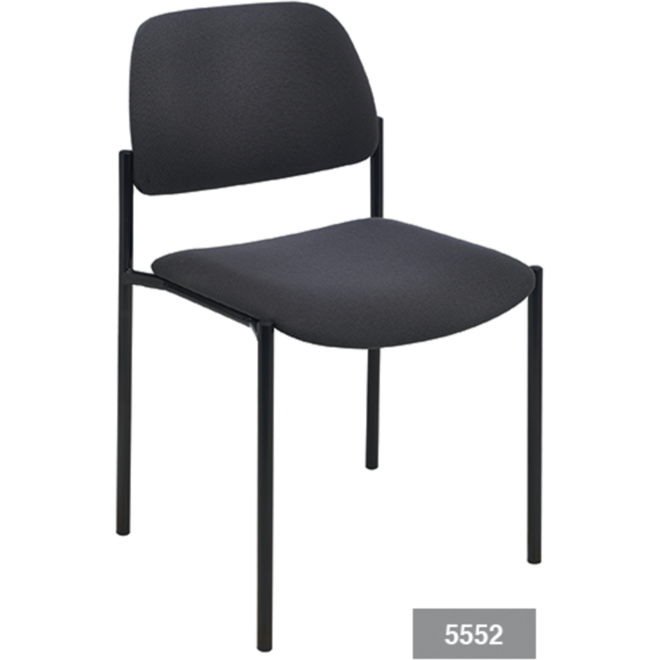 Stoel Grace, stoffen rug en zitting model 5552