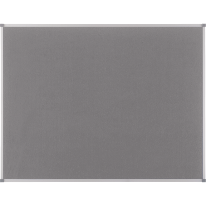 Viltbord 90 x 120 cm, grijs, ongemonteerd
