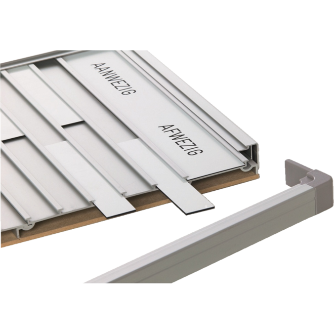 Presentiebord 10 pos. 24 x 29 cm incl. 10 blanco naamplaatjes