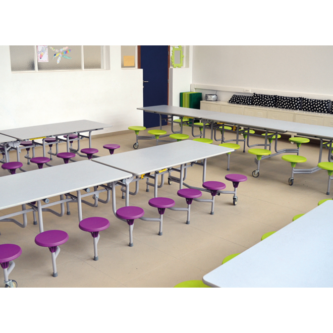 Rechthoekige tafel, 12-zitter 305 x 68 x 150 cm(LxBxH)