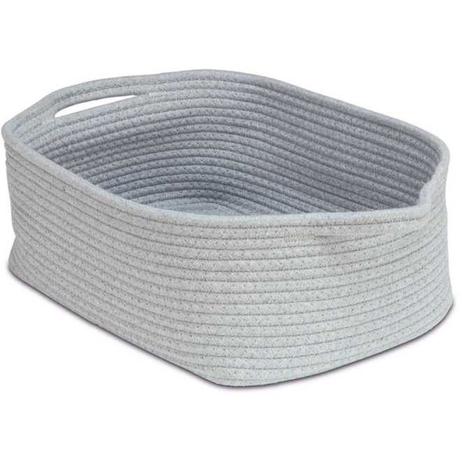 Mand van touw, ondiep, set van 6 stuks