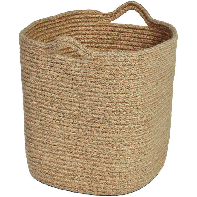 Mand van touw, naturel, diep, set van 6 stuks