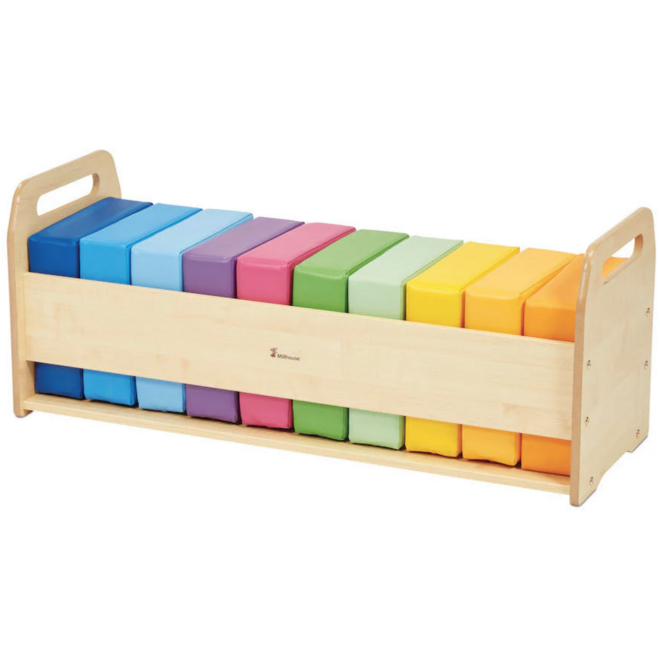 Kussenset regenboog inclusief opbergmeubel, PT445