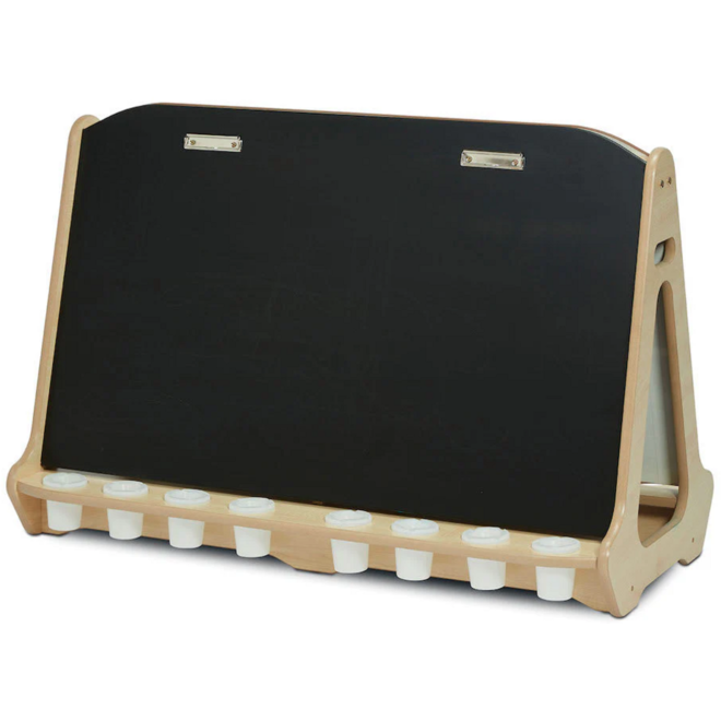 Ezel Dubbelzijdige met 4 stations, Schoolbord/whiteboard, PT1064