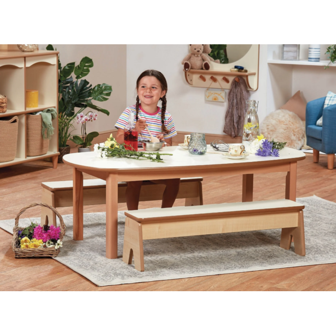 Rollenspel tafel & bankjes, PT1133