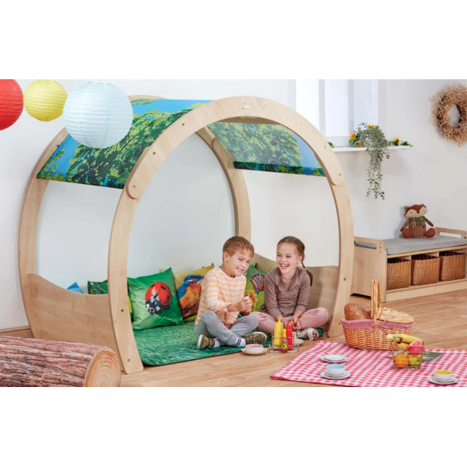 Grote gezellige hoek met natuuraccessoireset, excl montage, PT1283