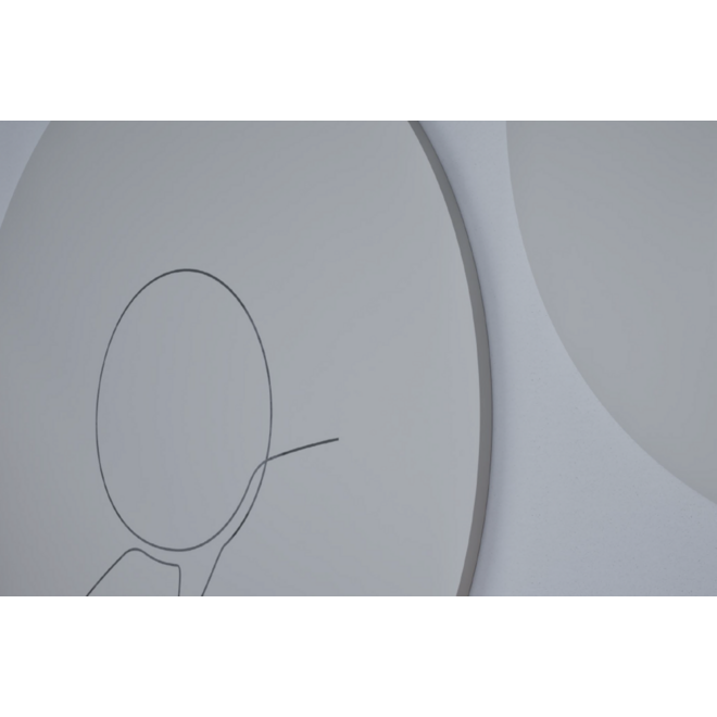 Chameleon Round - Doorsnede 60 cm, Satin Stone