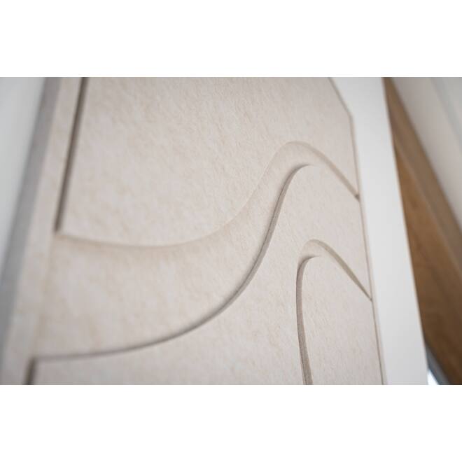 FLOW Large - Acoustic Art - Beige, 1 stuk, 120x80 cm