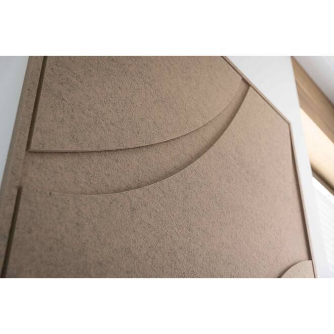 FLOW Extralarge - Acoustic Art - Bruin, 1 stuk, 160x120 cm