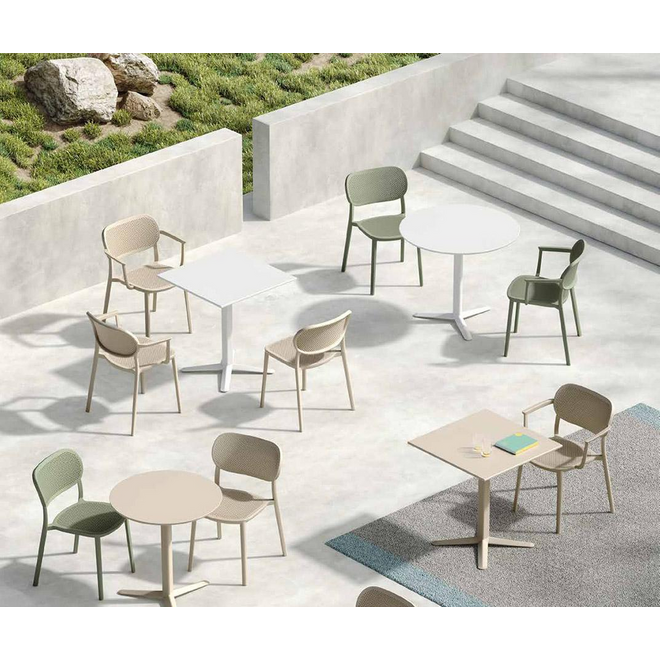 Stoel Nuta, zonder armleggers, Lime 35, set van 4 stoelen