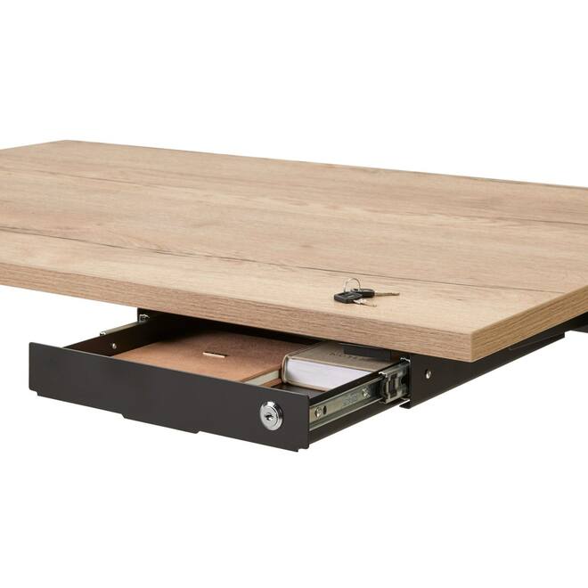 Lade voor onder bureau PL-S, zwart