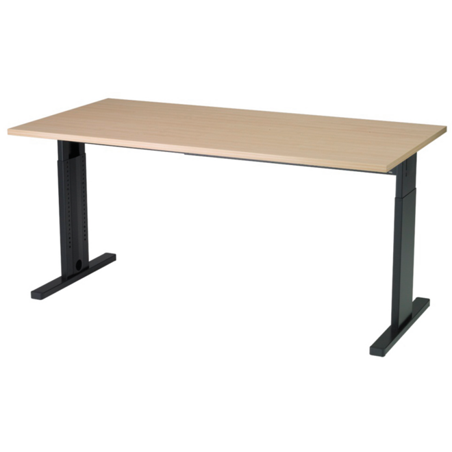 Werkplek Aperta 160x80 cm, H.I. van 62 t/m 82 cm