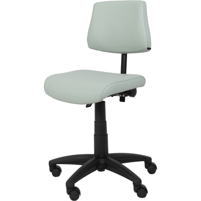 Stoel zithoogte 43-57 cm, luxe kunstleder Donkergrijs/10