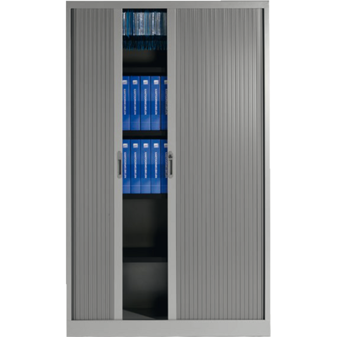 Roldeurkast EC 2000 incl. 4 leg- borden 198 x 120 x 45 cm
