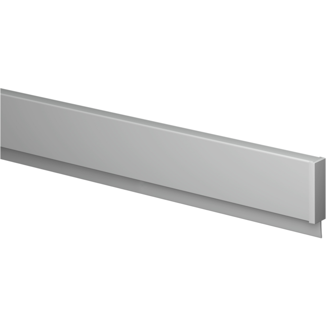 Info Rail alu 50 cm (inclusief bevestigingsmateriaal en eindkappen)