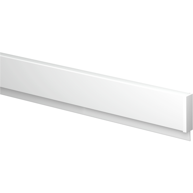 Info Rail wit 25 cm (inclusief bevestigingsmateriaal en eindkappen)
