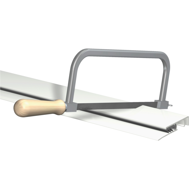 Info Rail wit 200 cm (inclusief bevestigingsmateriaal en eindkappen)