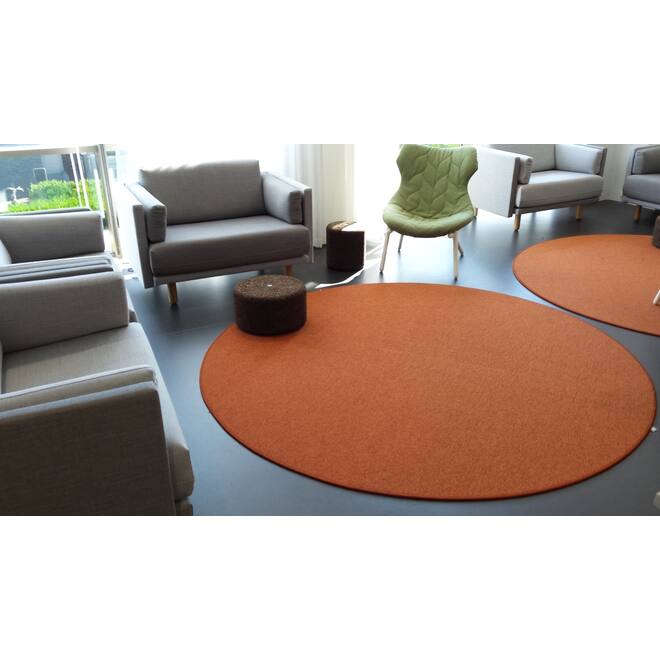 Tretford Interland rond 150cm gefeston. met vliesrug, 555 champignon